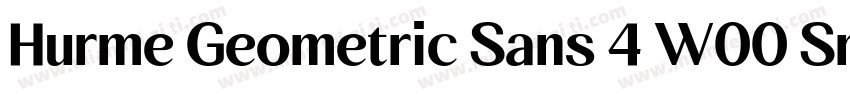 Hurme Geometric Sans 4 W00 SmBd字体转换
